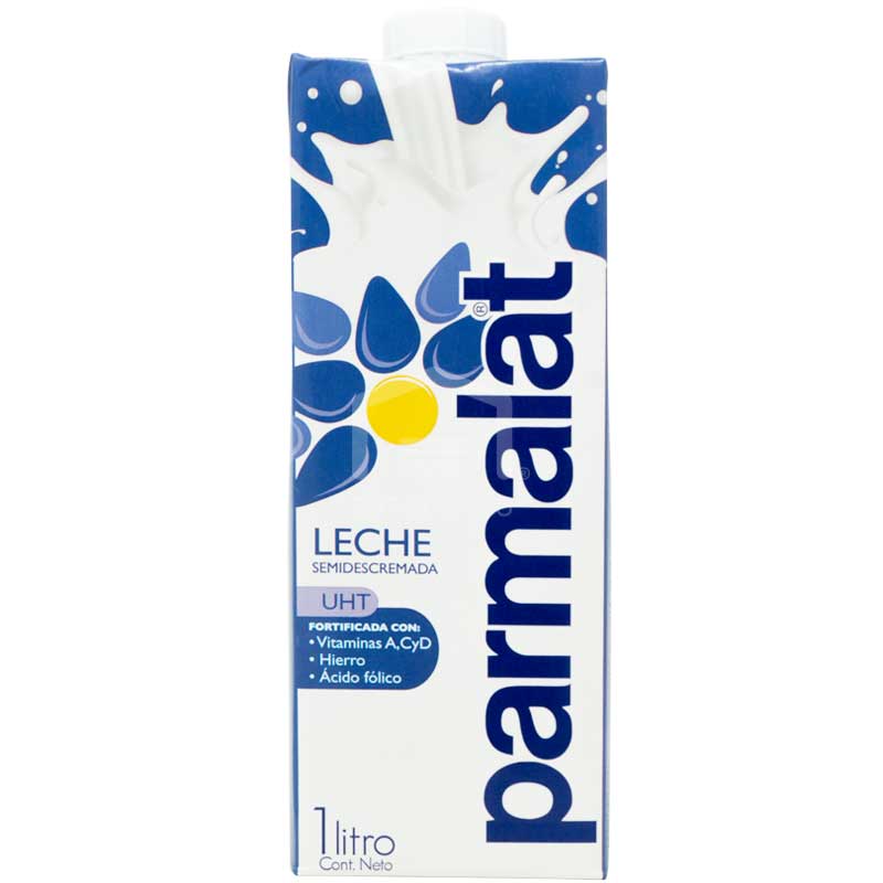 Leche Entera Semi Descremada Parmalat, 1L